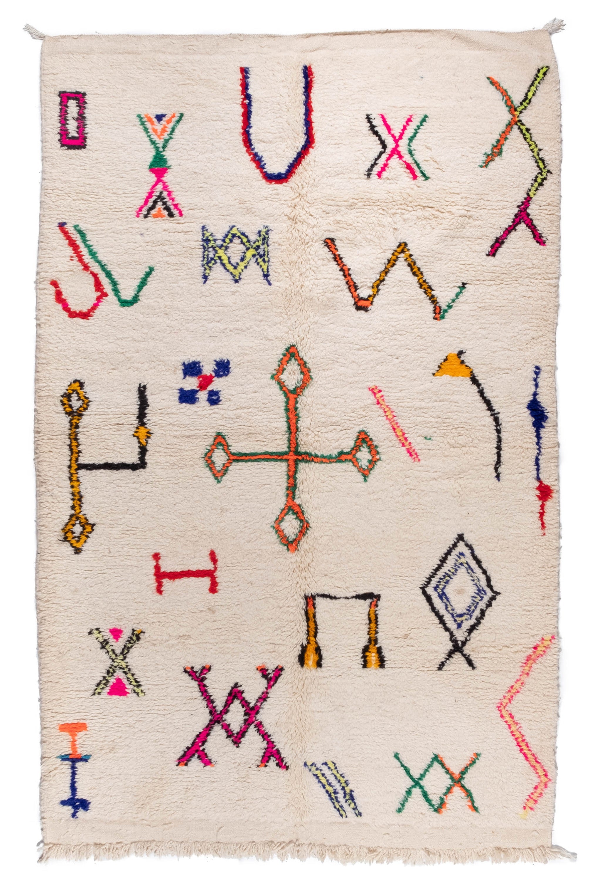 Azilal Moroccan Rug - 5'1'' x 8'4" - AZ401