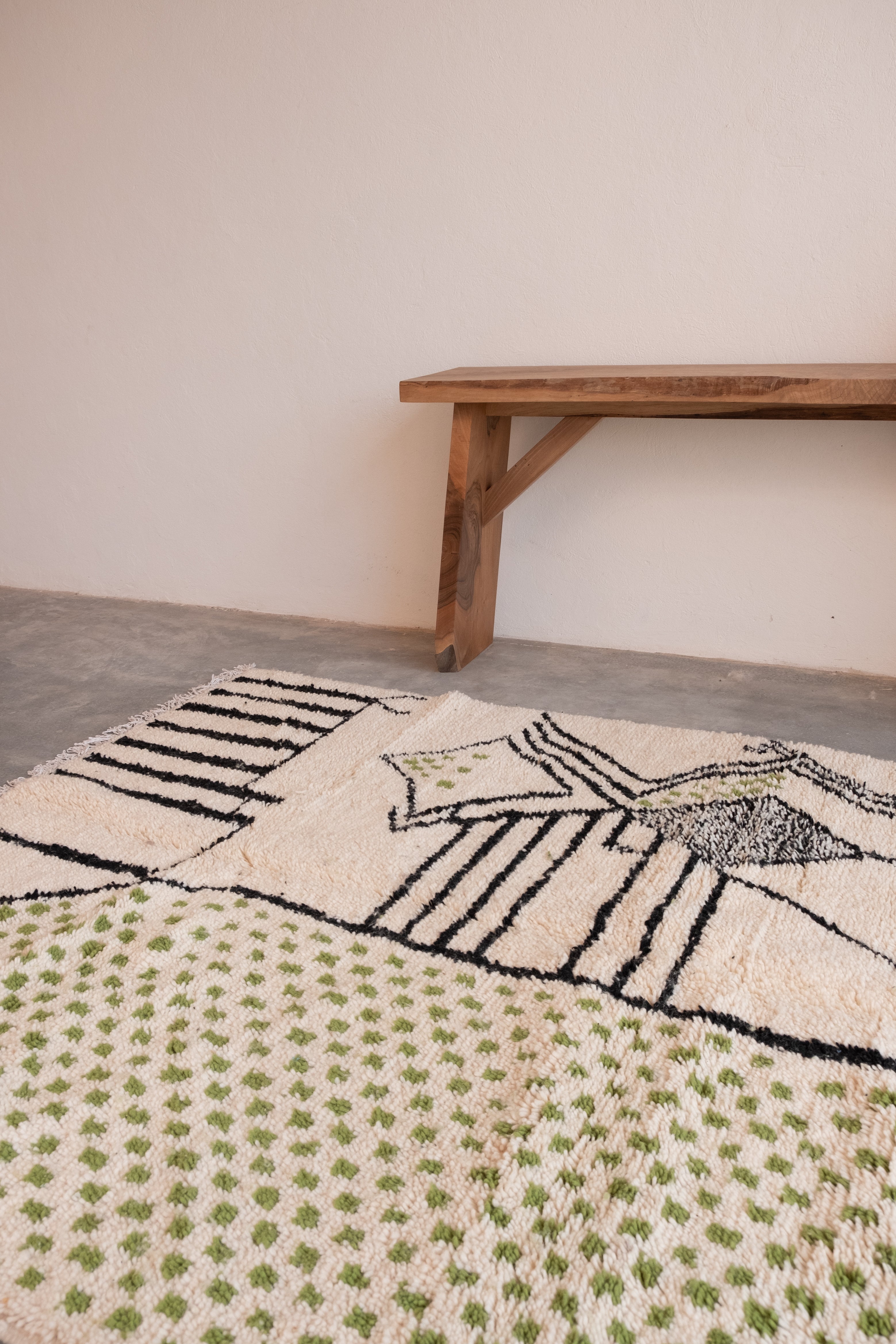 Azilal Moroccan Rug - 5'3" x 6'10" - AZ412
