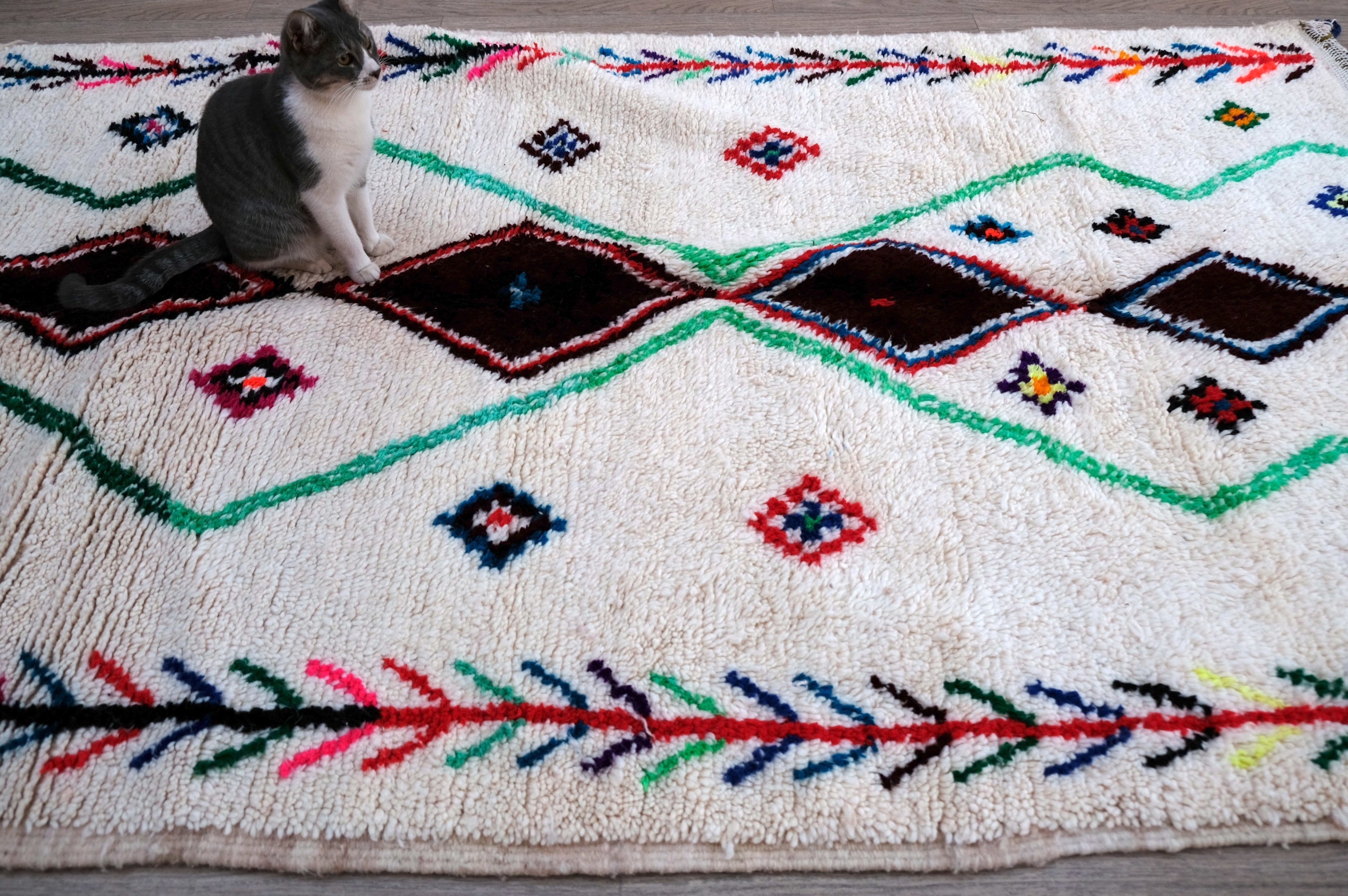 Azilal Moroccan Rug - 4'11'' x 9'2" - AZ111