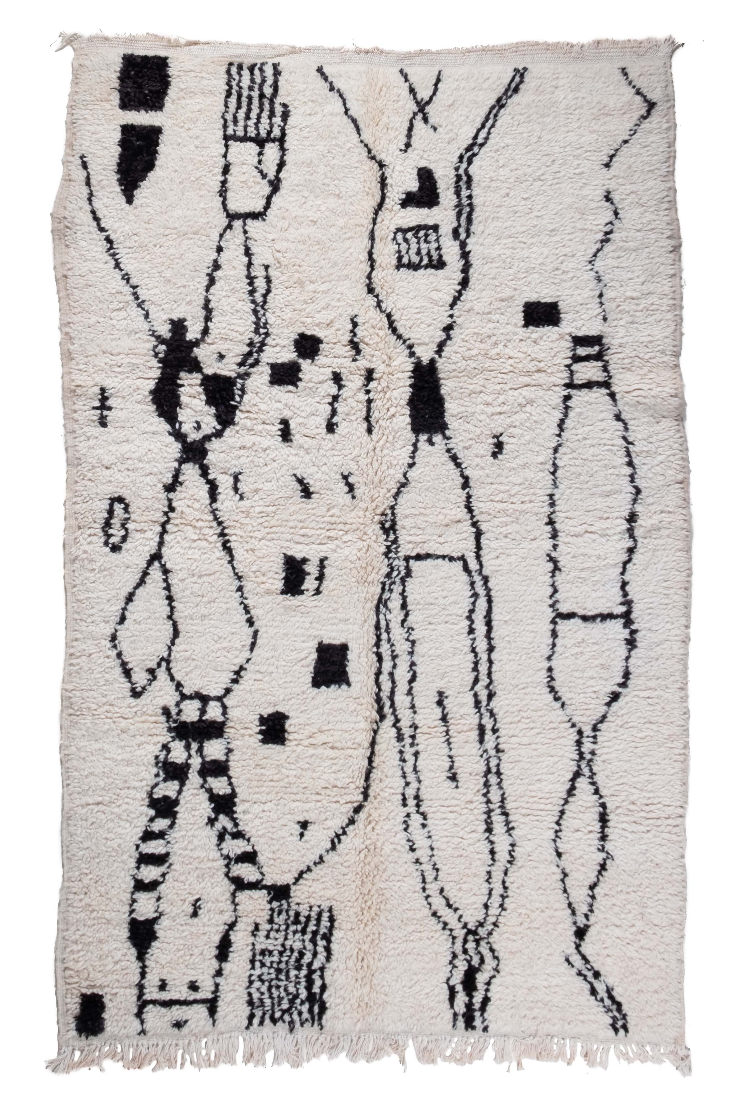 Azilal Moroccan Rug - 4'11'' x 7'10" - AZ114