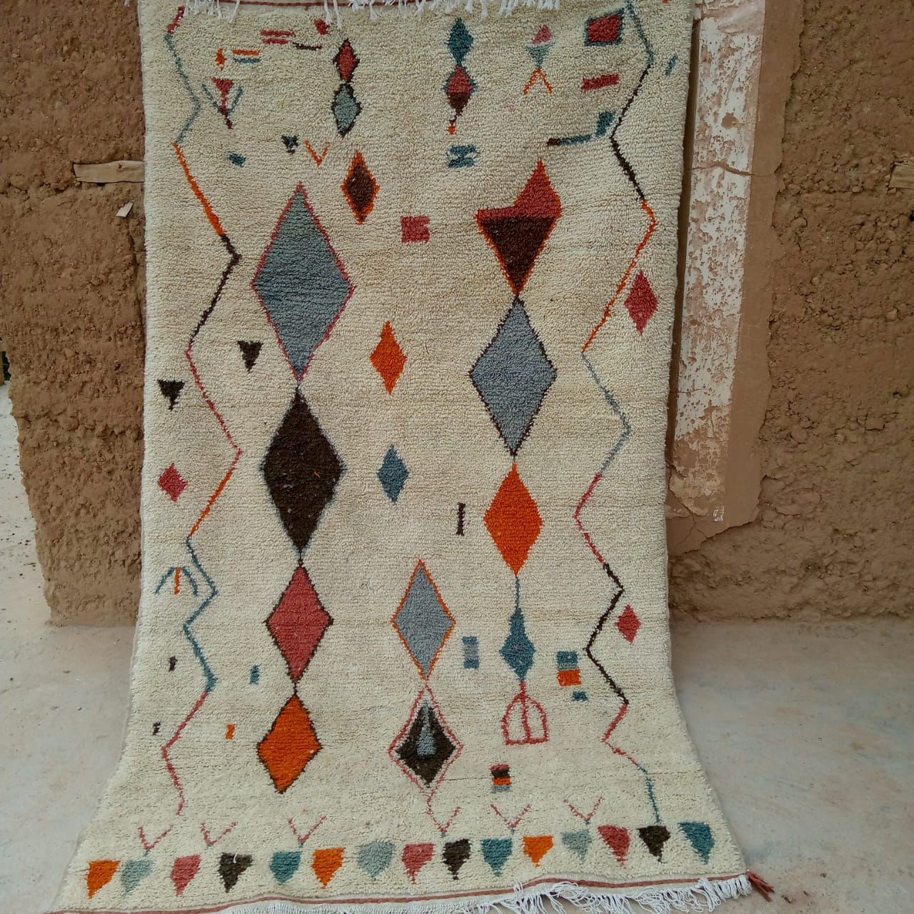 Azilal Moroccan Rug - 5'1'' x 9'2" - AZ116