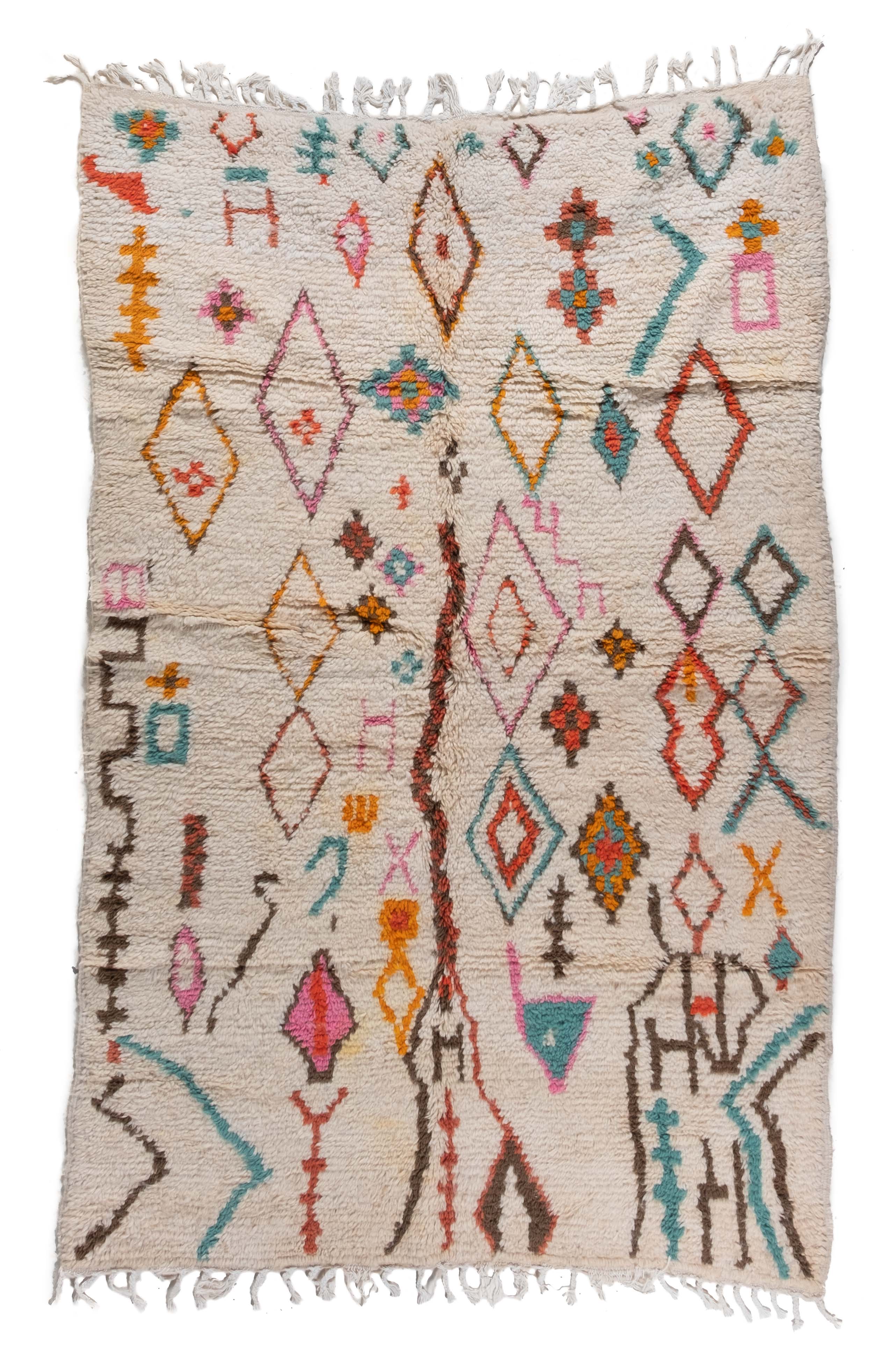 Azilal Moroccan Rug - 5'3'' x 8'2" - AZ117