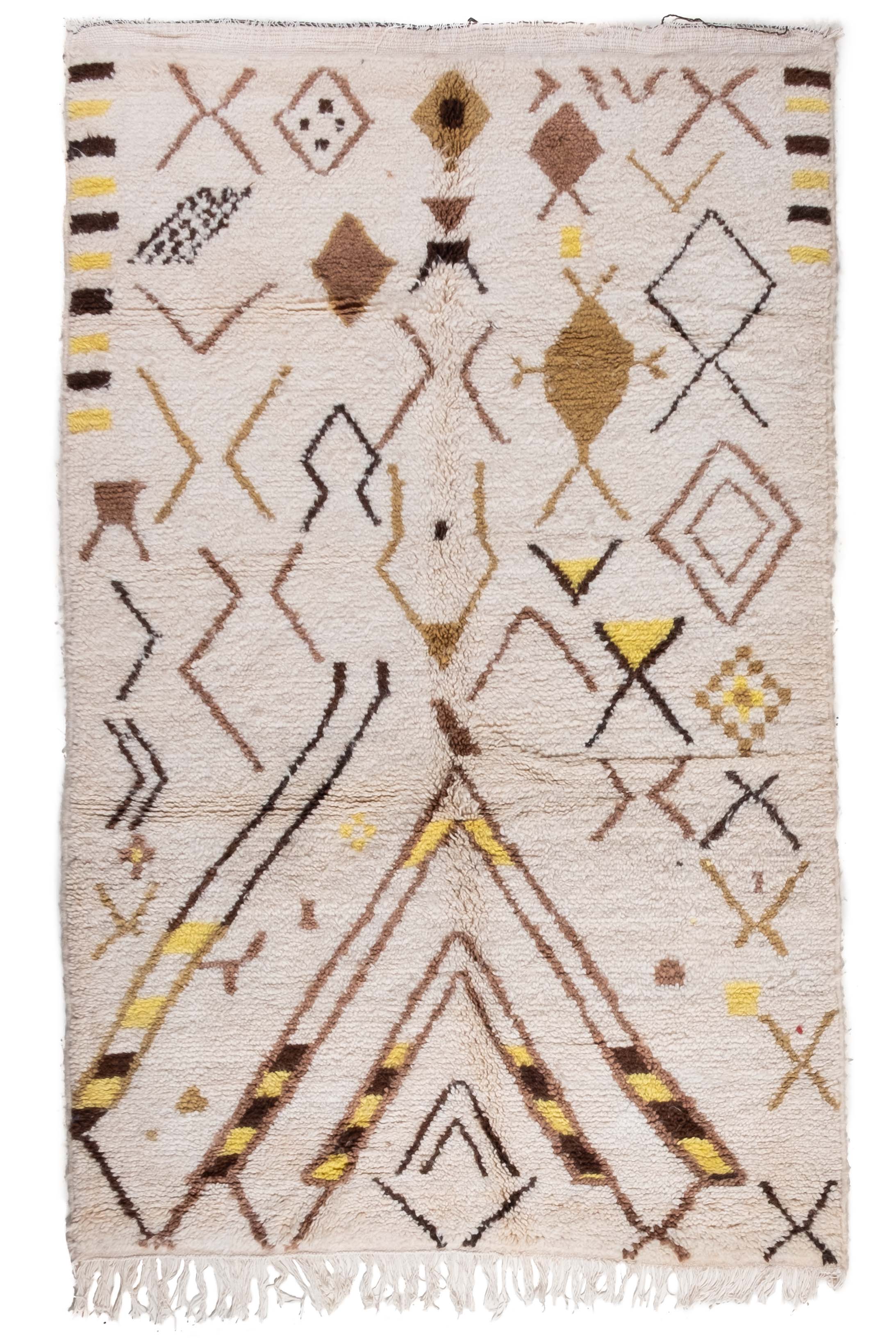 Azilal Moroccan Rug - 4'3'' x 7'3" - AZ119