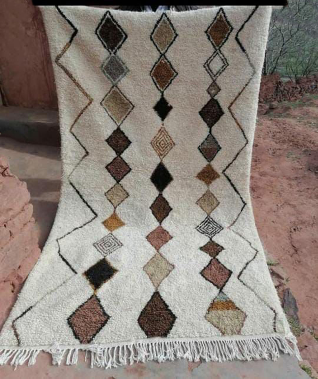 Azilal Moroccan Rug - 4'9'' x 8' - AZ122