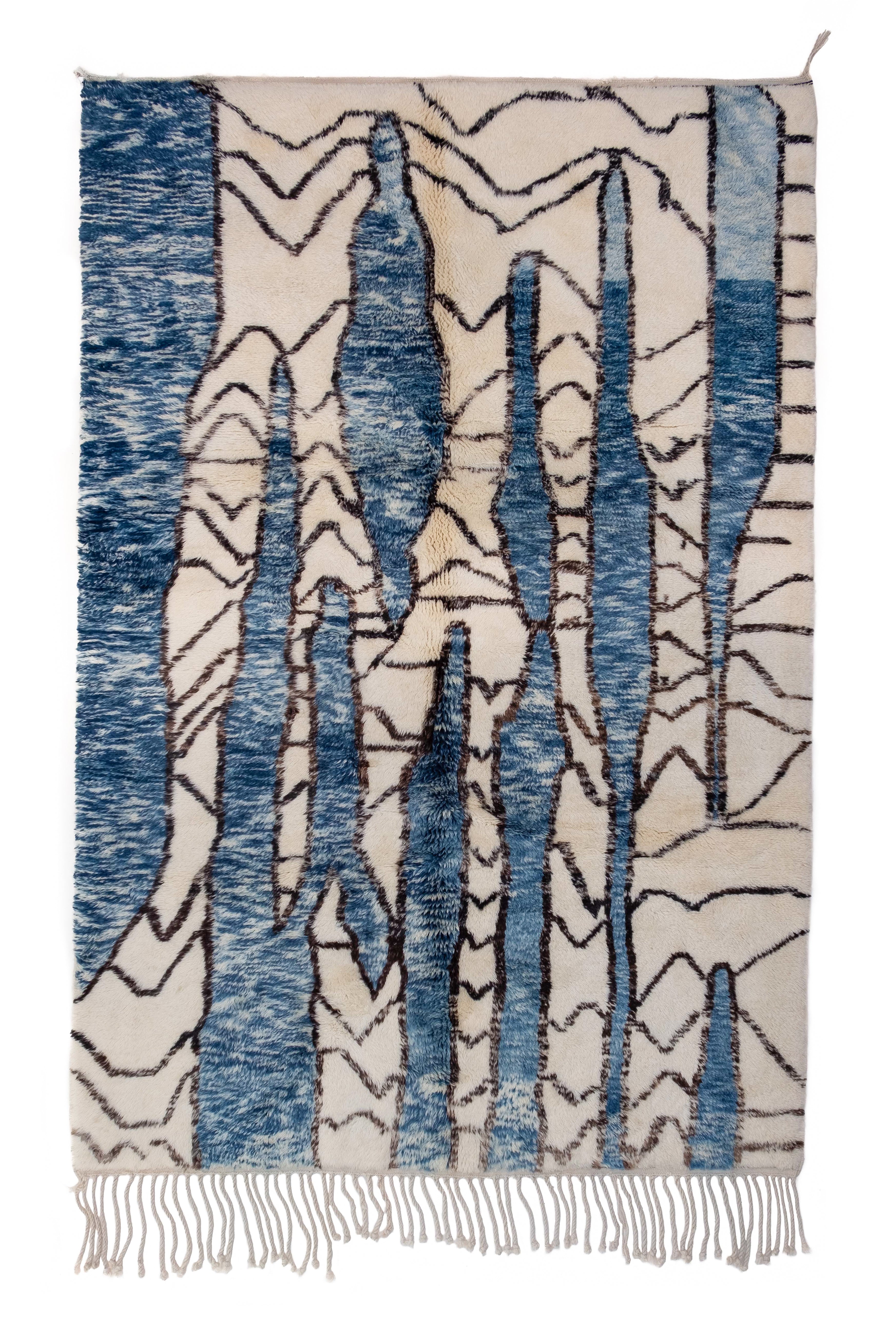 Beni Mrirt Moroccan Rug - 6'9'' x 10'1'' - VV22