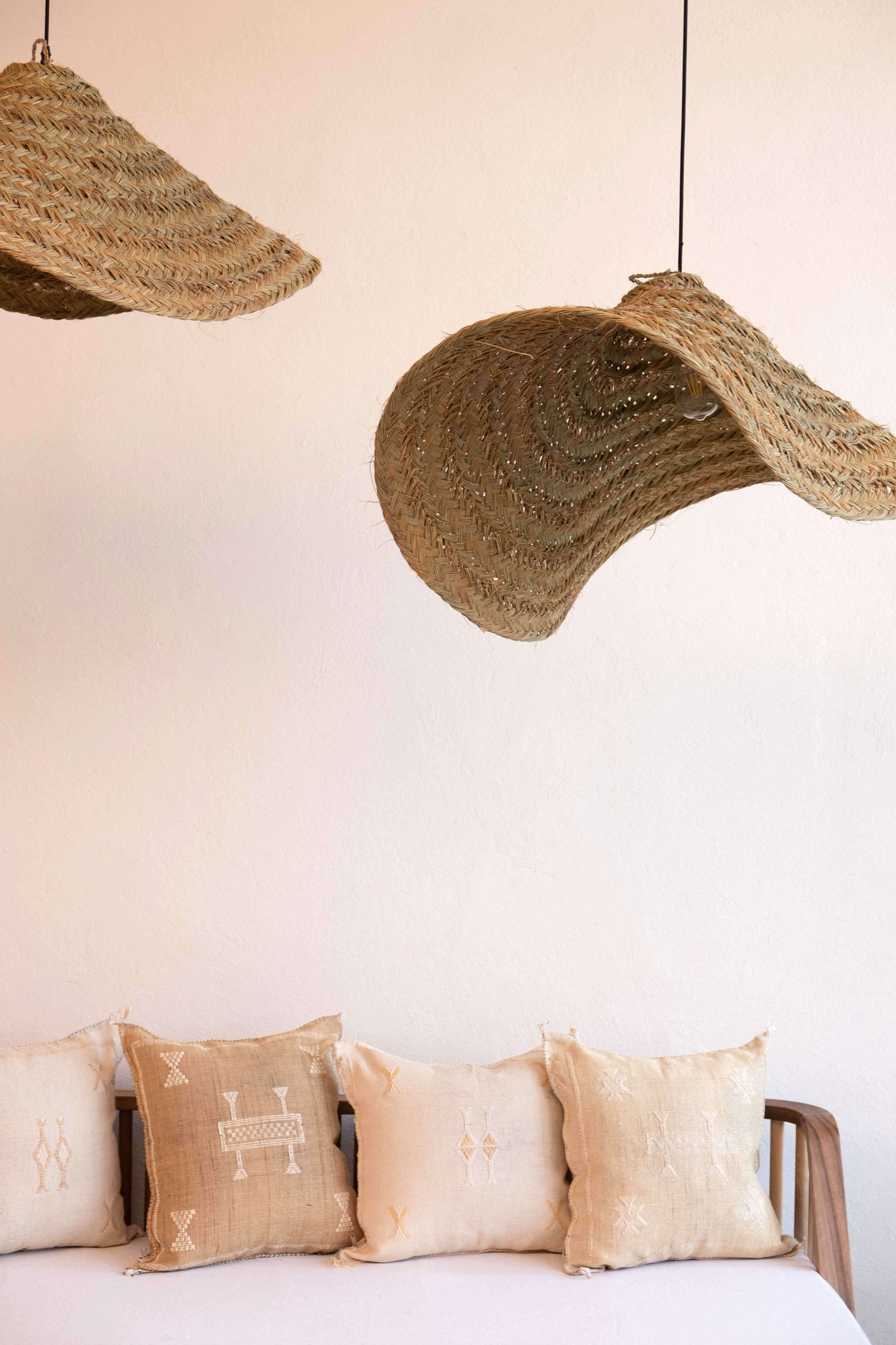 Agafay Wicker Light Fixture