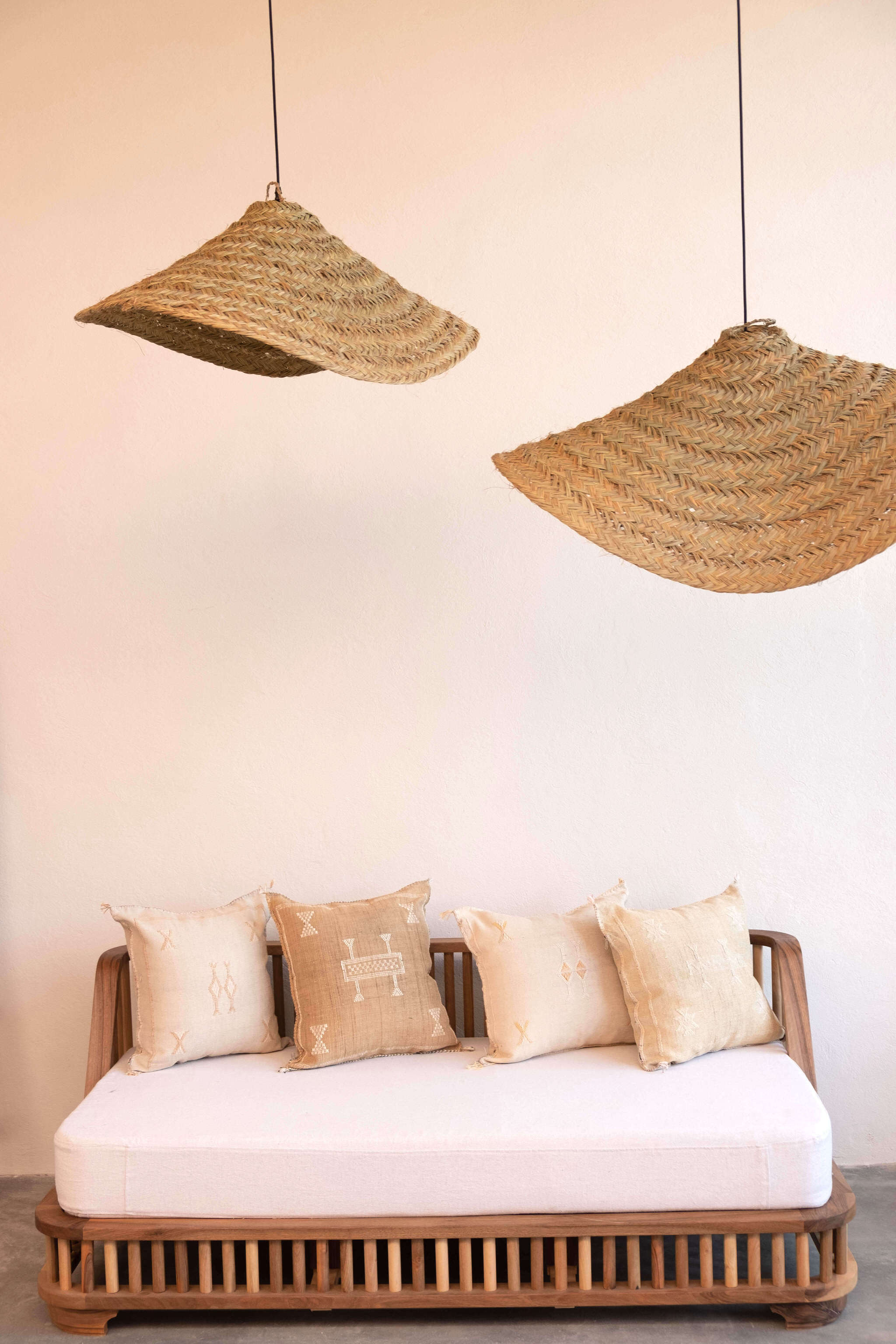 Agafay Wicker Light Fixture